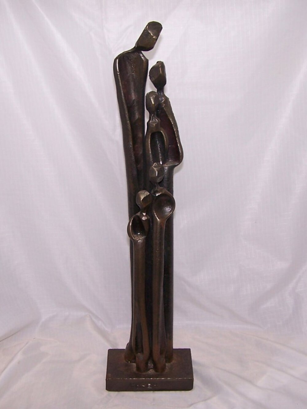Brutalist-style piece titled "Family" by Canadian artist Boris Kramer